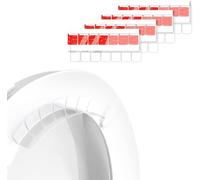 Tyenaza Protectores de Orina para Asiento de Inodoro, 4 Juegos/8 Piezas Juegos de Protectores contra Salpicaduras para Inodoro, Diseñado para Evitar Salpicaduras de Orina, para Niños y Adultos