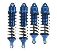Tyenaza RC Amortiguadores, Adecuado para Amortiguadores Hidráulicos Delanteros y Traseros Totalmente de Aluminio Trxass Slash 1/10, Amortiguador de Amortiguadore Piezas y Accesorios Radiocontrol(Azul)