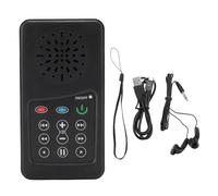 Tyenaza Reproductor de Escrituras con energía Solar 8G, Lector de Escrituras Recargable con batería de 500 mAh de Mano para Interiores y Exteriores (Italian, KJV Music, Hebrew, 267 Hymn)