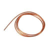 Tyenaza Tubo de Cobre Suave de 2M, OD 4 mm x ID 3 mm, Espesor 0,5 mm, TuberíA de Freno de Cobre, para Refrigerador y Aire Acondicionado, Refrigeración Plomería para Instalaciones de Agua, Gas