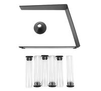 Tyenaza Tubos de almacenamiento de granos de café de dosis única Bodegas de granos de café con válvula de escape unidireccional Viales dosificadores con tolva de soporte magnético (6 piezas)