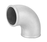 Tyenaza Unión de Tubería de Codo de Aluminio, 2,5 Pulgadas Codo de Aluminio Fundido de 90 Grados Intercooler de Tubería Turbo Tight Bend, para Coche Intercooler Tubería de Admisión