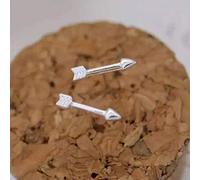 TYERY Pendientes de Plata S925, Pendientes de Y Flecha Bonitos para Mujer, Pendientes de Flecha PersonalizadosUn par, Plata 925