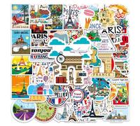 TYFGRT 100 Pegatinas Francesas, Pegatinas Decorativas De Graffiti, Pegatinas para Álbumes De Recortes, Pegatinas Personalizadas De Dibujos Animados, Decoración De Pegatinas DIY, Tazas Y Cuadernos