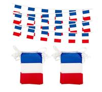 TYFGRT 2 Banderas De Cuerda Francesas, Accesorios para Fanáticos, Banderas Decorativas, Decoraciones para Fiestas De Fanáticos, Decoración De Escenas De Fiestas