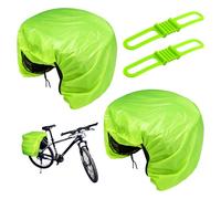 TYFGRT 2 Fundas para Lluvia para Bicicleta, 2 Correas, Funda Protectora para Bicicleta, Funda para Lluvia para Sillín De Bicicleta, Adecuada para Días Lluviosos, Camping, Senderismo