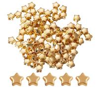 TYFGRT 200 Piezas De Decoraciones De Estrellas, Accesorios De Joyería De Bricolaje, Materiales para Manualidades, Accesorios para Hacer Joyas, Que Se Pueden Usar para Hacer Pulseras, Aretes, Etc.