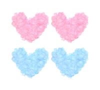 TYFGRT 2000 Pétalos De Rosa Simulados, Pétalos De Rosa Falsos, Pétalos De Rosa No Tejidos, Pétalos Decorativos Artificiales, Adecuados para El Día De San Valentín, Bodas, Aniversarios