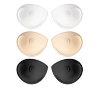 TYFGRT 3 Pares De Almohadillas De Esponja Para Sujetador, Almohadillas De Sujetador Extraíbles, Almohadillas De Sujetador Suaves, Almohadillas De Sujetador, Accesorios De Ropa Interior