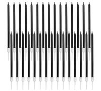 TYFGRT 30 Velas Negras, Velas para Decoración De Pasteles, Velas Retro, Velas Simples De Moda, Accesorios para Pasteles