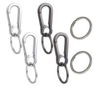 TYFGRT 4 Llaveros De Cintura Para Hombre Y 2 Llaveros, Llaveros Creativos, Llaveros Sencillos, Llaveros De Coche, Llaveros De Metal