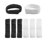 TYFGRT 4 Pares De Correas Elásticas De, Correas Elásticas para Pantalones, Correas Elásticas para Bicicleta, Correas Elásticas Reutilizables para Botas, Adecuadas para Ciclismo, Senderismo Y Acampada