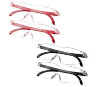 TYFGRT 4 Pares De Lupas Antiluz Azul, Lupa 300%, Lupa De Lectura Portátil, Lupa De Costura, Gafas Plegables, Lupa Unisex