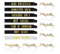 TYFGRT 7 Alianzas De Boda, 7 Copas De Boda, Diseño Moderno, Contribuye A La Atmósfera De La Ceremonia De Boda, Fácil De Llevar, Mejora La Apariencia General, Adecuado para Ocasiones De Boda.