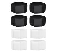 TYFGRT 8 Piezas Correas para Piernas, Correas para Piernas Ajustables, Correas para Piernas Antideslizantes, Correas De Fijación para Piernas, Correas para Piernas Deportivas De Fútbol