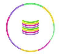 TYFGRT 8 Uds. De Aros De Hula para Niños, Aros De Hula Desmontables, Accesorios Deportivos, Aros De Hula De Plástico, Equipo De Fitness