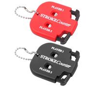 TYFGRT Anotador De Golf De 2 Piezas, Anotador Cuadrado, Anotador Doble, Mini Anotador, Anotador Portátil, Contador Manual