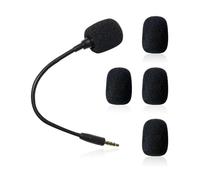 TYFGRT Micrófono De 1 Pieza Y Estuche De Espuma para Micrófono De 4 Piezas, Micrófono Pequeño, Micrófono De Repuesto, Micrófono Portátil, Micrófono con Auriculares