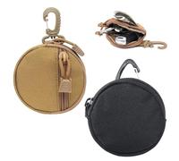 TYFGRT Mini Bolsa De Almacenamiento Redonda De 2 Uds, Bolsa para Refrigerios para Perros, Bolsa para Auriculares, Monedero, Bolsa De Almacenamiento Multifuncional, Bolsa para Colgar Al Aire Libre