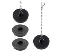TYFGRT Pack De 3 Tapones De Drenaje para Fregadero, Tapones para Fregadero, Tapones para Bañera, Tapones para Fregadero De Goma, Accesorios para Fregadero para Cocina Y Baño