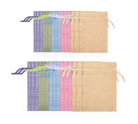 TYFGRT Pack De 30 Bolsas De Yute Mini Con Cordón Para Joyería y Embalaje De Regalo - Multifuncionales