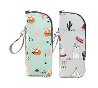TYFGRT Paquete De 2 Bolsas Enfriadoras De Biberones, Prácticas Bolsas para Biberones, Accesorios para Biberones, Bolsas para Guardar Biberones, Accesorios para Viajes Al Aire Libre