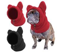 TYFGRT Paquete De 2 Gorros Cálidos para Mascotas, Bonitos Gorros para Mascotas, Suministros para Mascotas, Gorros con Protección para Los Oídos para Mascotas, Ropa para Mascotas
