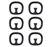 TYFGRT Paquete De 6 Barbas Falsas, Barbas Autoadhesivas, Disfraces De Bigote, Barbas Postizas Divertidas, Accesorios De Actuación De Personajes, Decoraciones para Fiestas De Disfraces