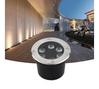 tyfuture Foco Empotrable De Exterior LED Luz Subterránea IP66 Impermeable Lámpara Subterránea AC85-265V para Jardín Camino Patio Puente Iluminación Del Paisaje (Color : White, Size : 9W)