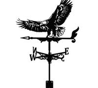 TYFY Veleta de Acero Inoxidable para Balcón y Jardín, Decorativa, Estaca de Granja con Paletas