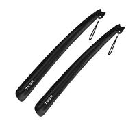 TYGA Calzador de mango largo, plástico flexible a prueba de golpes (17 pulgadas, 43 cm), Black, Pack of 2