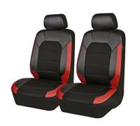 TYGCP Coche Juegos Cubreasientos para Skoda Fabia 2007-2019,Delanteros y Traseros Impermeables Respirable Cómodo Fundas Asientos Accesorios,Red-2seats