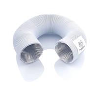 TYGERIX® Tubo Flexible de Aluminio de 60 mm Blanco | Plegable y Extensible hasta 1,2 metros | Mayor Espesor y Resistencia a la Corrosión y al Desgaste | para Estufas, Calderas y Campanas Extractoras