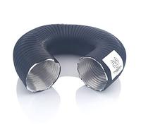TYGERIX® Tubo Flexible de Aluminio de 60 mm Negro | Plegable y Extensible hasta 1,2 metros | Mayor Espesor y Resistencia a la Corrosión y al Desgaste | para Estufas, Calderas y Campanas Extractoras