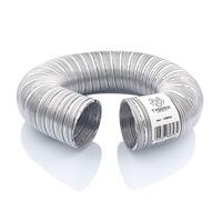 TYGERIX® Tubo Flexible de Aluminio de 60 mm | Plegable y Extensible hasta 1,2 metros | Mayor Espesor y Resistencia a la Corrosión y al Desgaste | para Estufas, Calderas y Campanas Extractoras