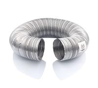 TYGERIX® Tubo Flexible de Aluminio de 80 mm | Plegable y Extensible hasta 1,2 metros | Mayor Espesor y Resistencia a la Corrosión y al Desgaste | para Estufas, Calderas y Campanas Extractoras