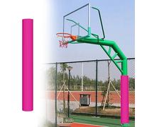 TYGIYY Wrap Around Basketball Pole Protective Pad - Fits 4" to 8" Diameter Poles - Shock Absorbing Cushion for Sports Use(Pink,41/2in)