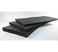 TYGR Foam 1000x600x70mm Negro - DIY Inserto de Espuma para Herramientas, cámara & co. | Inserción de Herramientas | Inserción de Casos | Inserción de Sistemas | Kaizen