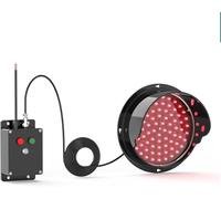 TYH Luz De Parada Roja/Verde, Semáforo Led Ac110-240v, Lámpara De Pared con Forma De Semáforo, Plug and Play, Luz Indicadora De Muelle para Intersecciones, Fábricas, 300mm/12in
