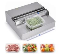 TYH Máquina Envolvedora De Film, Envolvedora De Film De 18"/450 Mm, Máquina Manual De Envasado con Film Transparente, Envasado Comercial con Film Transparente, para Envasar Alimentos Y Frutas En