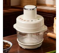 TYH Picadora De Carne Y Amasadora Eléctrica De 5 litros, Procesador De Alimentos Multifuncional De 500 W, 3 Ajustes De Textura para La Carne, para Mezclar, Moler, Picar Y Hacer Zumos