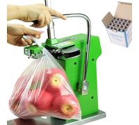 TYH Selladora Manual de Bolsas de plástico en Forma de U con 2000 Hebillas, Rendimiento de 40 Veces/Minuto y Ajuste de presión, Ideal para supermercados, panaderías y cafeterías