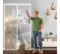 TYHJSH Cortina Mosquitera Magntica Puertas,Magnético Automático Cortina Protección contra Insectos,Cortina Magnetica,Cortinas AntimosquitosFácil Ensamblar,para Puerta Balcón puertas y Ventanas