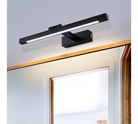 TYhogar Lámpara de Espejo Baño 40cm 8W, Luz de Espejo de Temperatura Ajustable de 3 Colores, Aplique de Baño Espejo Sin Parpadeo Iluminación Frontal, Espejos decorativos de pared 3000K/4500K/6000K