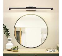 TYhogar Lámpara de Espejo Baño 60cm 12W, Luz de Espejo de Temperatura Ajustable de 3 Colores 3000K/4500K/6000K, Aplique de Baño Espejo Sin Parpadeo Iluminación Frontal, Lámpara de Pared Baño IP44