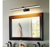 TYhogar Lámpara de Espejo Baño 80cm 16W, Luz de Espejo Con Temperatura Ajustable 3 Colores 3000K/4500K/6000K, Aplique Sin Parpadeo Iluminación Frontal, Lámpara de Pared IP44