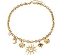 TYIM7 Collar de sol for mujer, collar grueso oro, accesorios moda, regalos únicos for .AT7