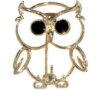 TYIMO7 Broche de búho dorado Broches y alfileres for mujer for Alfiler solapa Joyería for Amuletos .AT7