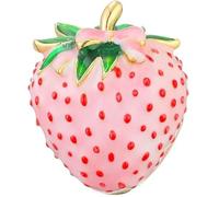 TYIMO7 Broche de fresa rosa, broches y alfileres for mujer, for, alfiler solapa, joyería for, dijes vintage .AT7