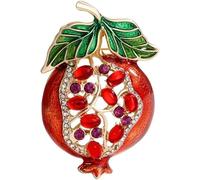 TYIMO7 Broche de granada, broches y alfileres for mujer, for, alfiler solapa, joyería for, dijes vintage .AT7